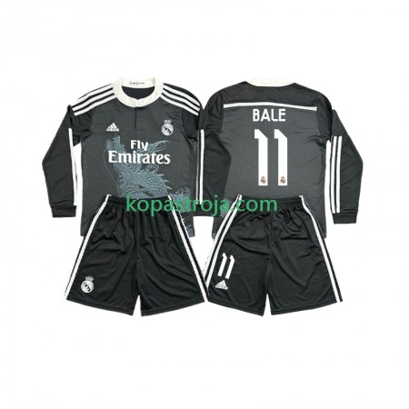 Billiga Fotbollströjor Real Madrid Bale 11 2014 2015 Retro Barn Tredje tröja Långärmad